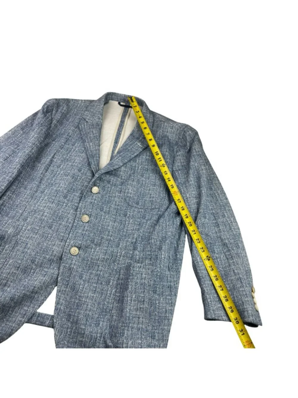 Circle Of Gentlemen Men’s Performance Stretch Travel Blazer Blue • 48S US--58 EU
